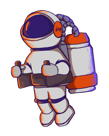 Mascote Steve ao lado de calendario e um cronometro